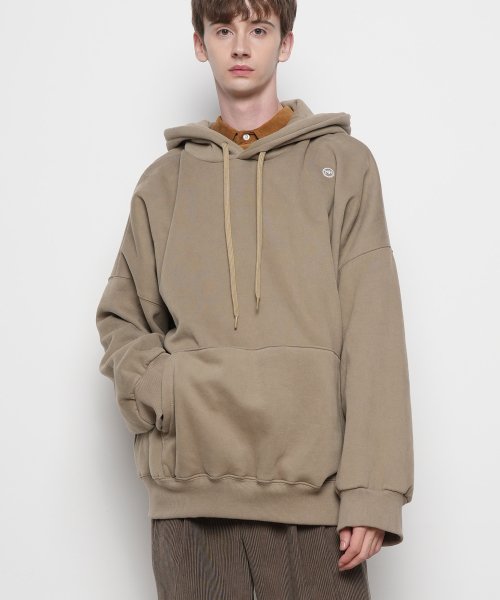 Мужской оверсайз худи Day Classic с начесом Khaki