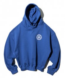 Oversized Logo Hoodie (BLUE)