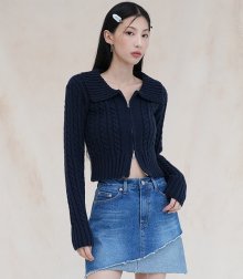 Twisted Two-way Knitwear NAVY