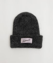 ANGORA BEANIE CHARCOAL