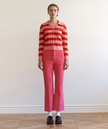 CORDUROY COLOR PANTS PINK