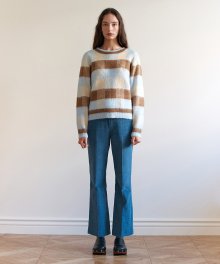 CORDUROY COLOR PANTS BLUE