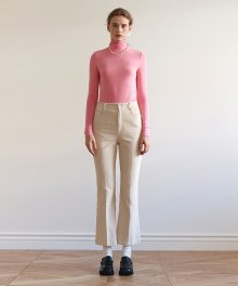 CORDUROY COLOR PANTS IVORY