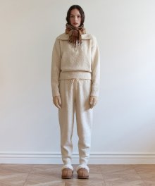 KNIT PANTS IVORY