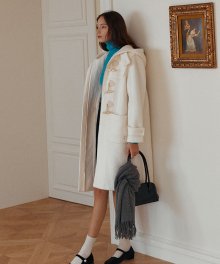 DUFFEL COAT CREAM