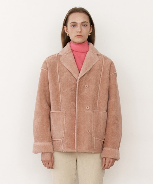 rolarola★REVERSIBLE MUSTANG JACKET_2色 로라로라(ROLAROLA) REVERSIBLE MUSTANG JACKET PINK - 사이즈