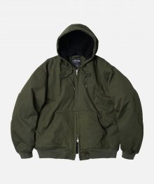 HEAVY DECK HOODED PARKA _ OLIVE