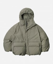 HOODED PUFFER DOWN PARKA 002 _ TAUPE