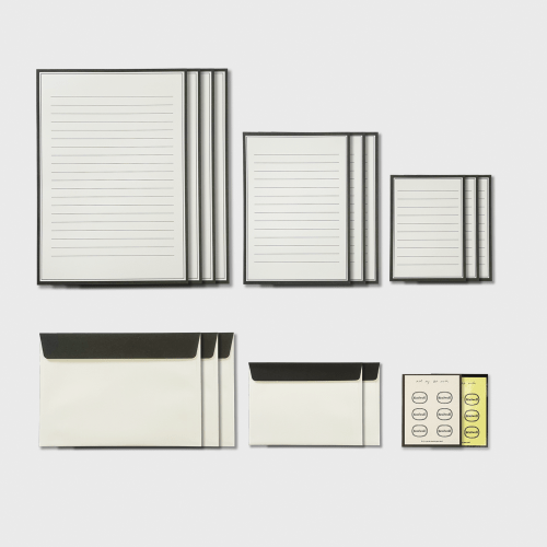 글월 Letter SetㅣClassic Black Horizon (가로)