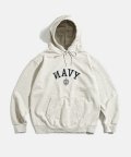 NAVAL Academy Heavy Weight Hoodie Oatmeal Grey