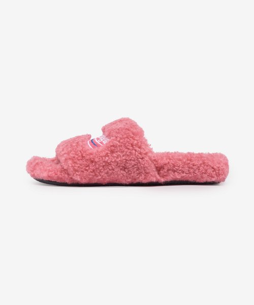 MUSINSA BALENCIAGA Women s Furry Slides Pink 654261W2DO15596