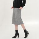 아쿠드(ACUD) Corduroy Bending Skirt _Grey
