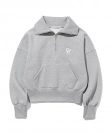 RCC Half Zipup Sweatshirt [MELANGE GREY]