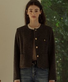 Lynn wool jacket_Brown