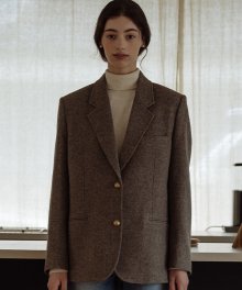 Sandra wool jacket_Light brown