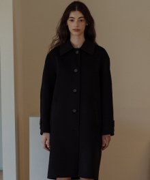 Handmade premium wool coat_Black