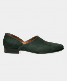Luce_House Shoes Green Suede / ALC028