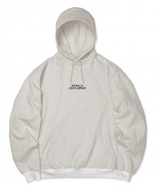 WORLD EP HOODIE CEMENT