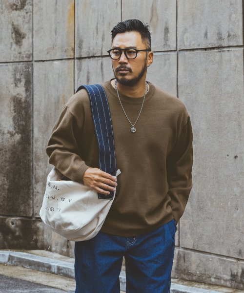 러기드하우스(RUGGED HOUSE) 러기드 에센셜 니트 브라운 - 54,000 | 무신사 스토어