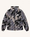 W CAMOUFLAGE PRINT DOWN OUTER