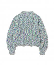 Teddy Overfit Knit [MULTI GREEN]