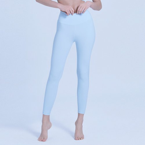 Рубчатые леггинсы BARREL FIT в стиле колор-блок Baby Blue (BI1WFLG32BYB)