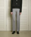 cashmere ribbed pants (grey)