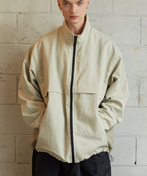 MUSINSA | BSRABBIT ccc wide jacket gray beige