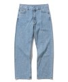 painted comfort denim pants light indigo