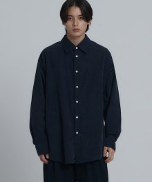 CHILLY WEATHER OVER SILHOUETTE SHIRT (VINTAGE NAVY CORDUROY)