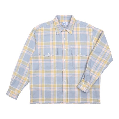 Фланелевая рубашка-куртка BBW - Powder Blue