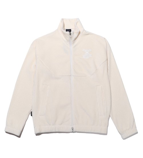 Велюровый трек-жакет Ultrман Relax Fit Ivory U3JKT3306IV