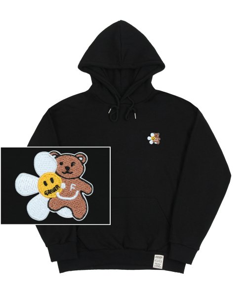 [GRAVER]★CLOUD SMILE EMBROIDERY HOODIE ZIP-UP 