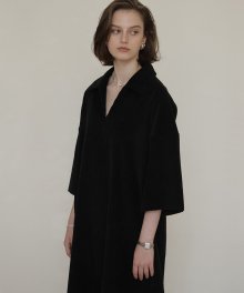 Chelsea Corduroy Comfy Dress_Black