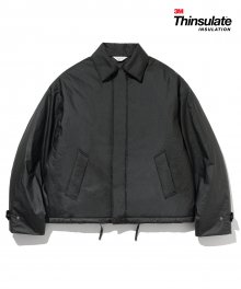 padded drizzler jacket black