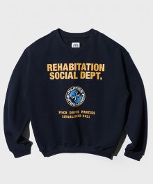 RE-HAB Regular Sweatshirt (NAVY)