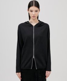 Crinkle Hood Zip-up (FL-196)