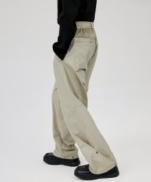 Side Flap Pants - Beige (FL-219)
