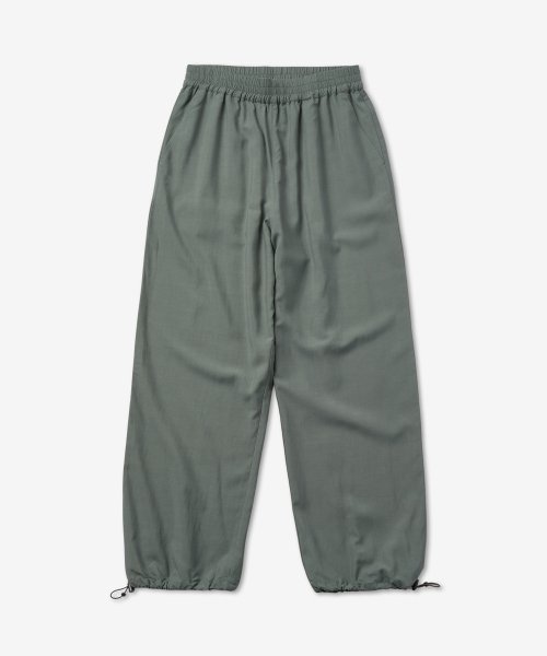 스튜디오니콜슨(studionicholson) 와이드 레그 드로우 코드 팬츠 - 세이지 / GIASNW1034SAGE