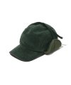 corduroy trooper hat green