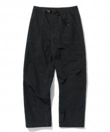 4 pocket belted fatigue pants black