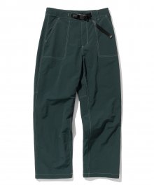 4 pocket belted fatigue pants blue green
