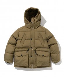 22fw shelter down parka brown