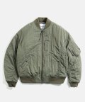 Airflow Nylon fabric MA-1 Jacket Sage