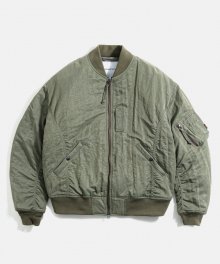 Airflow Nylon fabric MA-1 Jacket Sage