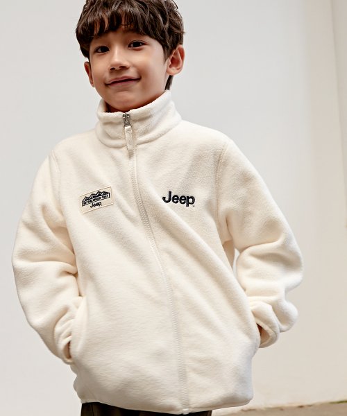 지프키즈(JEEPKIDS) 엠로고 폴라플리스 집업_KN5TZU191IV_ - 사이즈 & 후기 | 무신사