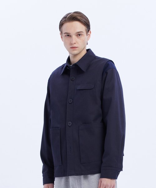 Рубашка-куртка varsity hunter navy