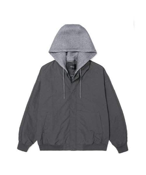Мужской бомбер MA-1 с капюшоном (Dark Gray)