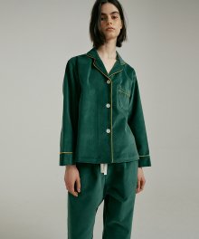 (w) Park Green Corduroy Pajama Set