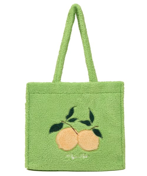 MUSINSA | PHYPS PHYPS® DUMBLE BOA 2WAY LEMON TOTE BAG GREEN